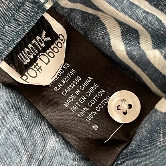 Volcom Men's Button Down Short Sleeve Shirt Classic Fit Large - Picture 13 of 14